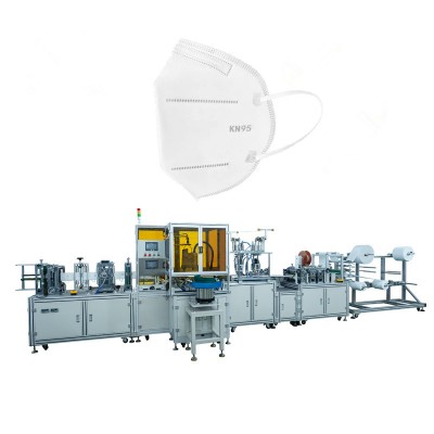 Fully automatic folding face mask machine n95 on sale